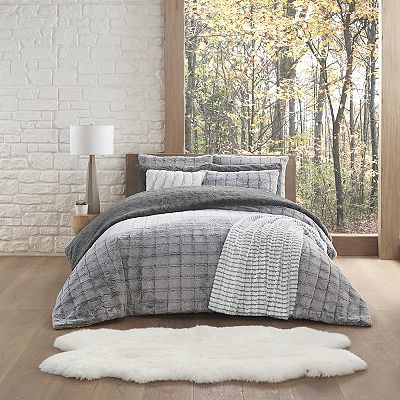 Ugg fur comforter set sale