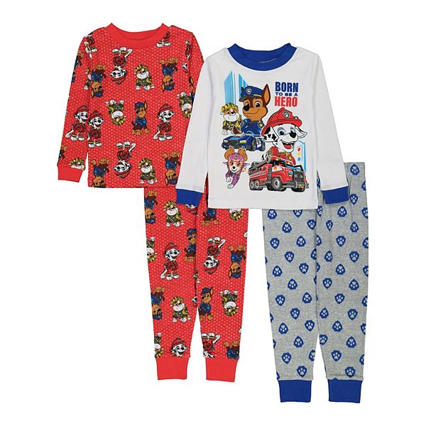 Boy Paw Patrol Born Heroes 4-Piece Pajama Set