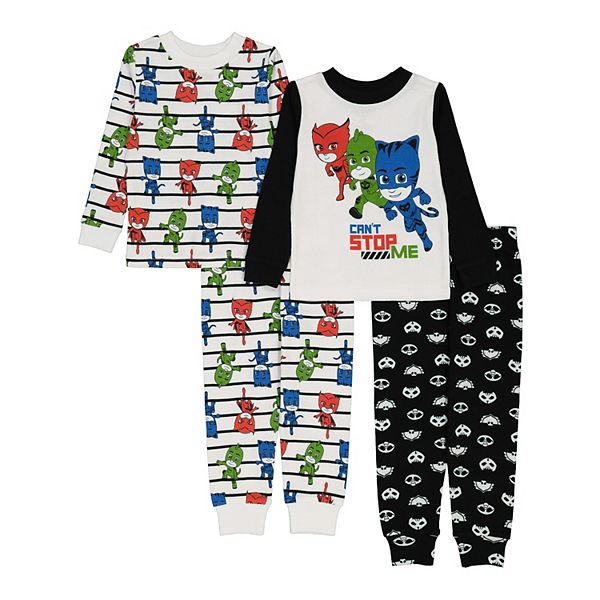 Toddler Boy PJ Masks Can't Stop Me 4 Piece Pajama Set
