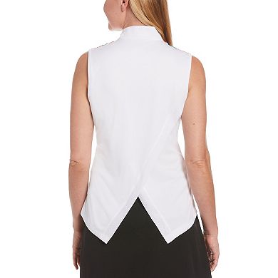 Women's Grand Slam Watermelon Print Quarter-Zip Golf Polo