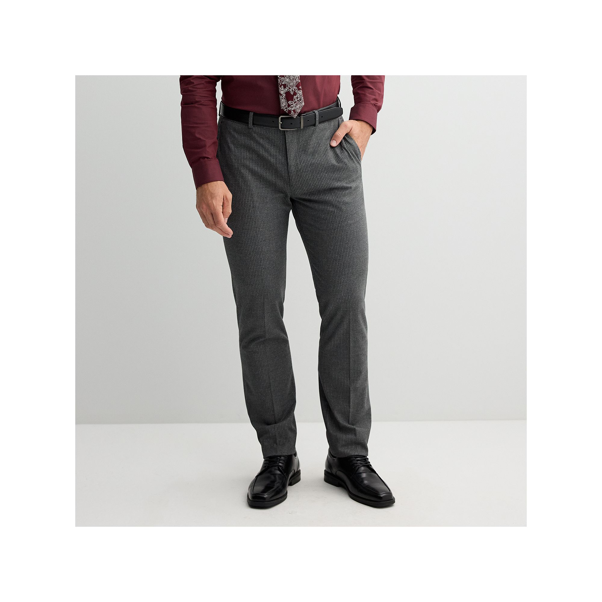 Mens Apt. 9® Premier Flex Performance Extra-Slim Washable Suit Pants, Siz