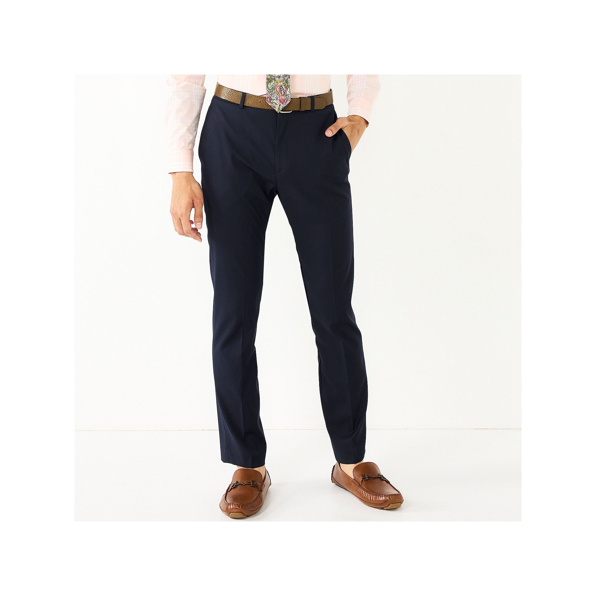 Mens Apt. 9® Premier Flex Performance Extra-Slim Washable Suit Pants, Siz