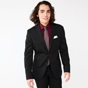 homecoming dresses man Koscy Stylish Burgundy Tyler Bespoke Homecoming Suit for Guys, Two Pieces