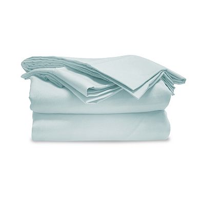 SensorPEDIC Epic Chill 300 Thread Count Cooling Cotton and Tencel Sheet Set with Pillowcases