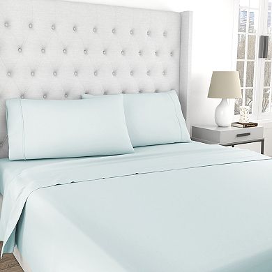 SensorPEDIC Epic Chill 300 Thread Count Cooling Cotton and Tencel Sheet Set with Pillowcases