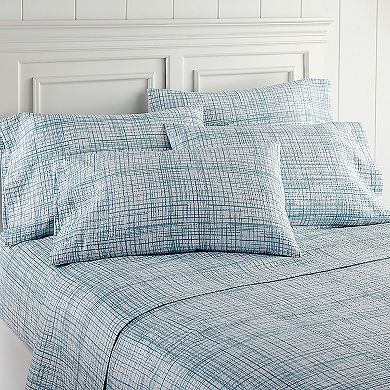 Shavel Home Seersucker Sheet Set with Pillowcases