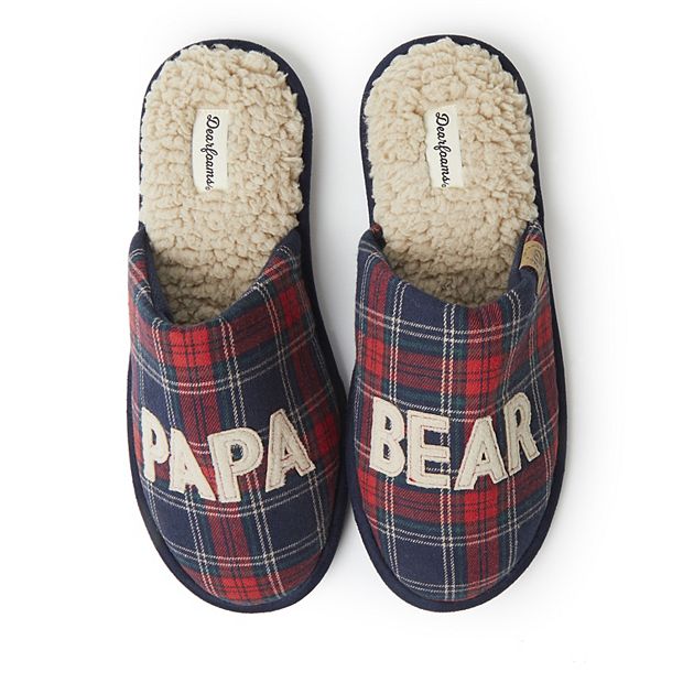 Dearfoam mens slippers kohls on sale