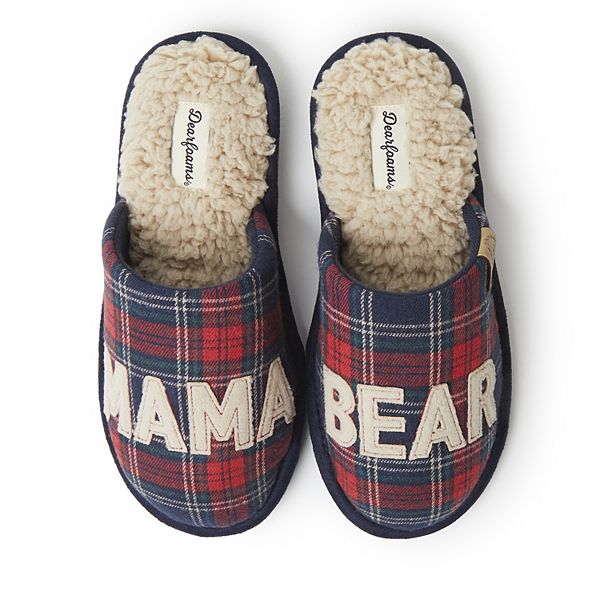 Dearfoams Mama Bear Women s Scuff Slippers