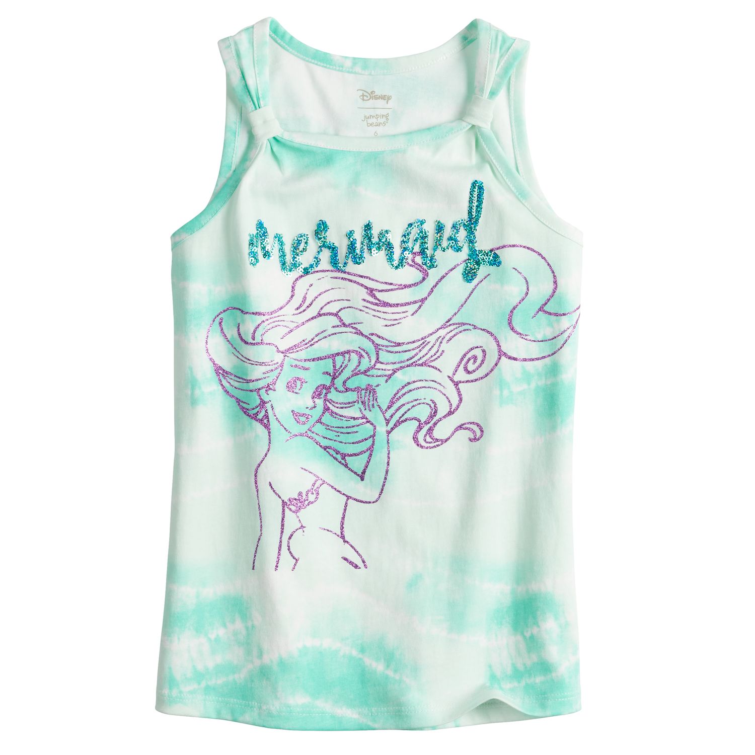 Image for Disney/Jumping Beans Disney's The Little Mermaid Ariel Girls 4-12 Knot Shoulder Tank by Jumping Beans® at Kohl's.