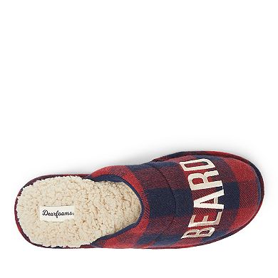 Dearfoams Tyler Holiday Adult Scuff Slippers