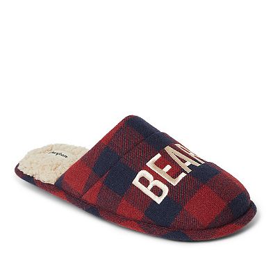 Dearfoams Tyler Holiday Adult Scuff Slippers