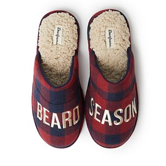 Dearfoams Tyler Holiday Adult Scuff Slippers