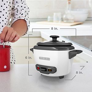Nonstick Rice Pot Details about   3-Cup Capacity Electric Rice Cooker with Keep-Warm Function 
