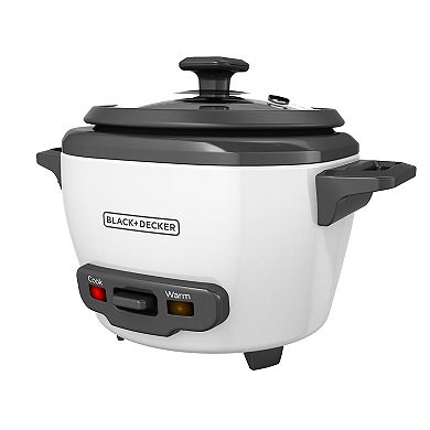 BLACK+DECKER™ 3-Cup Electric Rice Cooker with Keep-Warm Function