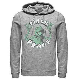 Disney's Muppets St. Patrick's Day Kermit The Frog Pinch Proof Men's Hoodie