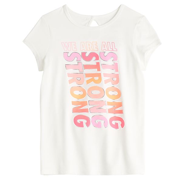 Girls 4-12 Jumping Beans® Active Keyhole Back Tee