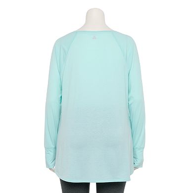 Plus Size Tek Gear® V-Neck High Slit Tee