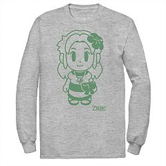 The Legend of Zelda Link's Awakening Zelda Outline Womens T-Shirt