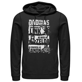 Men's Nintendo Legend Of Zelda Dad Relates To Game Hoodie