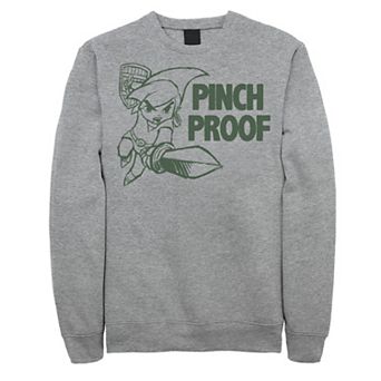 Men's Nintendo Legend of Zelda St. Patty's Link Pinch Proof Sweatshirt
