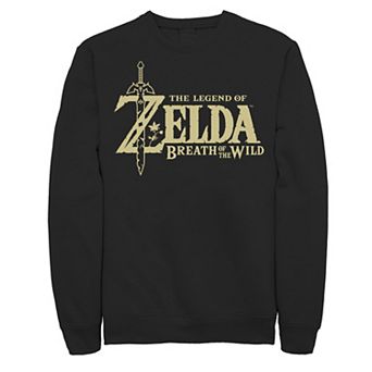 Men's The Legend Of Zelda Breath Of The Wild Title Logo Sweatshirt