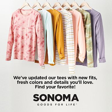 Women's Sonoma Goods For Life® Long Sleeve Crewneck Tee