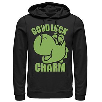 Men's Nintendo Super Mario Bros. St. Patrick's Day Yoshi "Good Luck Charm" Hoodie