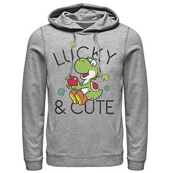 Men's Nintendo Super Mario Yoshi Lucky & Cute Hoodie