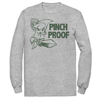 Men's Nintendo Legend of Zelda St. Patty's Link Pinch Proof Tee