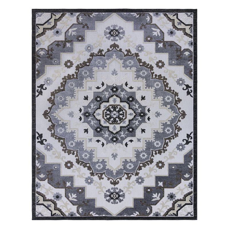 Avenue 33 Fosel Arasi Indoor Outdoor Rug, Black, 9X13 Ft