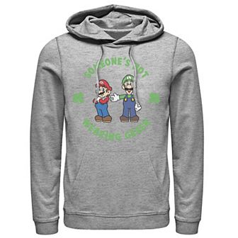 Men's Nintendo Super Mario St. Patty's Not Wearing Green Hoodie