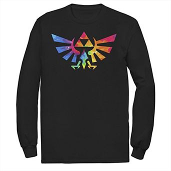 Men's Nintendo Legend of Zelda Triforce Symbol Tie Dye Tee