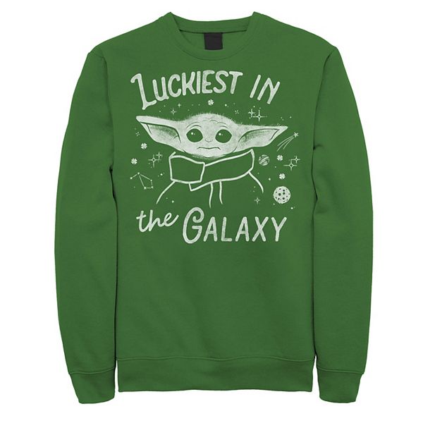 Men s Star Wars The Mandalorian The Child Luckiest In The Galaxy Sweatshirt