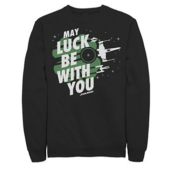 Men's Star Wars May Luck Be With You St. Patty's Sweatshirt