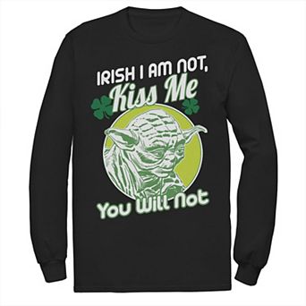 Men's Star Wars Yoda Good St Patricks Day Tee