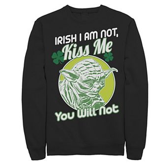Men's Star Wars Yoda Good St Patricks Day Sweatshirt