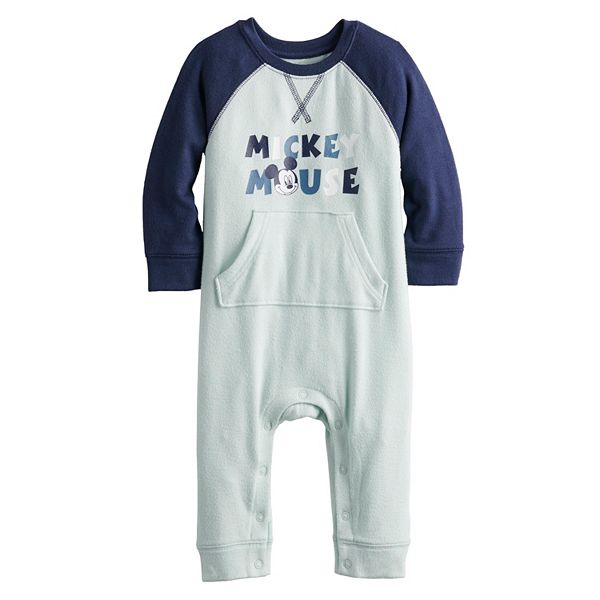 Disney's Mickey Mouse Baby Boy Raglan Jumpsuit by Jumping Beans®