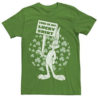 Men's Looney Tunes Bugs Bunny "This Is My Lucky Shirt" Tee