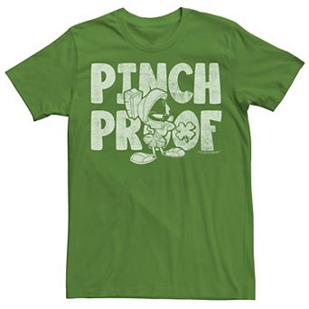 Men's Looney Tunes St. Patty's Marvin The Martian Pinch Proof Tee