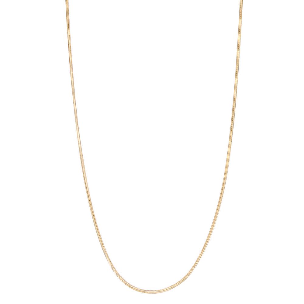 Jordan Blue 14k Gold Filled 2 mm Snake Chain Necklace