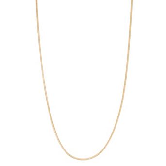 Jordan Blue 14k Gold Filled 2 mm Snake Chain Necklace