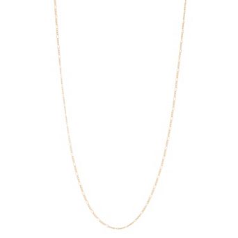 Jordan Blue 14k Gold Filled 2.1 mm Figaro Chain Necklace