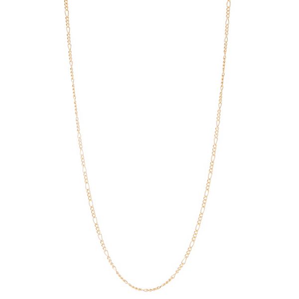 Jordan Blue 14k Gold Filled 2.9 mm Figaro Chain Necklace