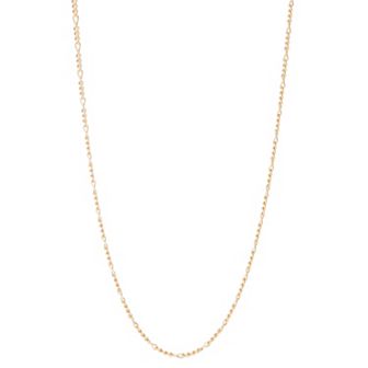 Jordan Blue Men's 14k Gold Filled 3.6 mm Figaro Chain Necklace