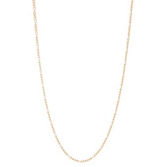 Jordan Blue Men's 14k Gold Filled 3.6 mm Figaro Chain Necklace