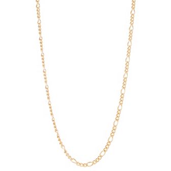 Jordan Blue Men's 14k Gold Filled 4.6 mm Figaro Chain Necklace