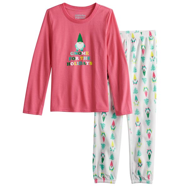 Jaclyn Little & Big Unisex Gnome Family Matching Pajamas 2-pc. Christmas  Pajama Set