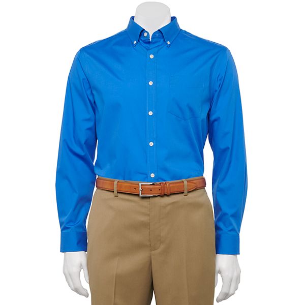 Men's Croft & Barrow® Solid Woven EasyCare ButtonDown Shirt
