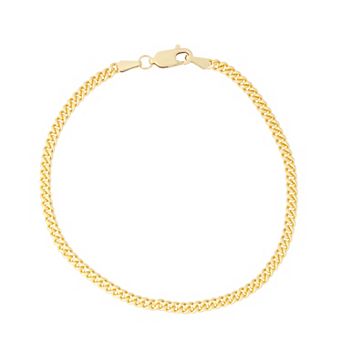 Jordan Blue 14k Gold Filled 2.7 mm Curb Chain Bracelet