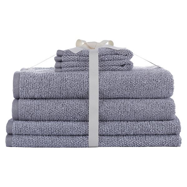 Sonoma Goods For Life® 6piece Ultimate Heathered Bath Towel Set